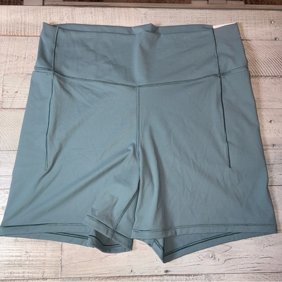 NWT! Women’s Calia Puya Green 5” Inseam Inspire High Rise Bike Short Size  XXL - Picture 13 of 15